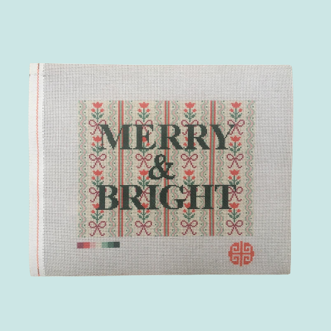Merry & Bright Needlepoint Canvas 12