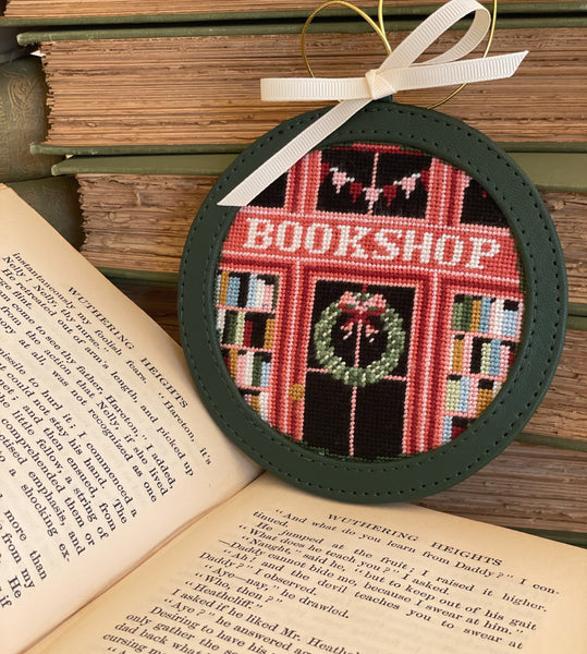 The Bookshop Needlepoint Ornament Kit