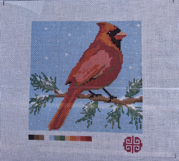 The Cardinal 12 Mesh Needlepoint Canvas