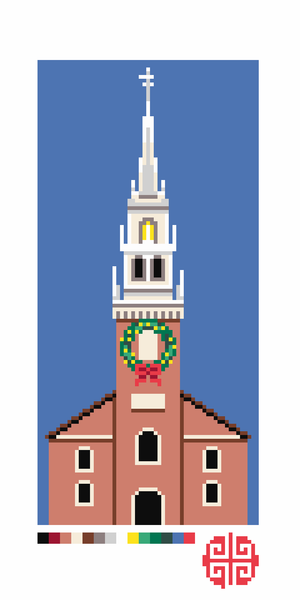 Preorder: Boston Christmas Village Old North Church