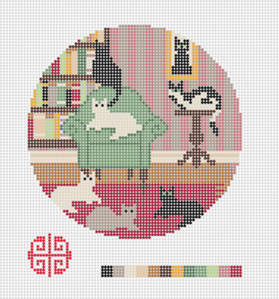 New Arrival: Cats 4" Round 18 mesh