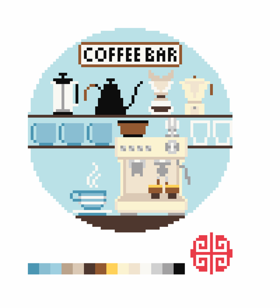 Preorder: Coffee Lover 4" Round 18 mesh