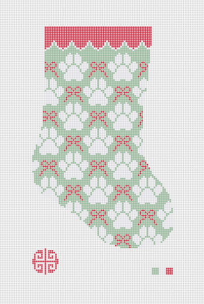 Dog Paw Mini Stocking 18 mesh
