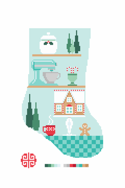New Arrival : Holiday Baker Mini Stocking 18 mesh