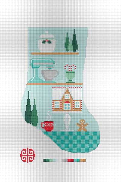 New Arrival : Holiday Baker Mini Stocking 18 mesh