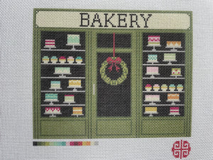 The Little Shop Series: The Bakery 13 Mesh Needlepoint Clutch Canvas