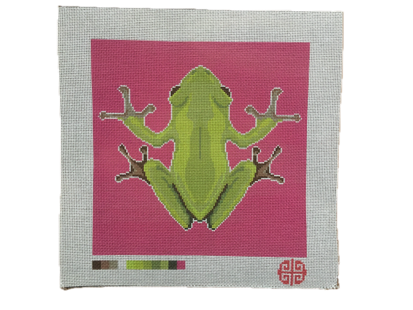 Mindfulness Collection: The Tree Frog Needlepoint Canvas