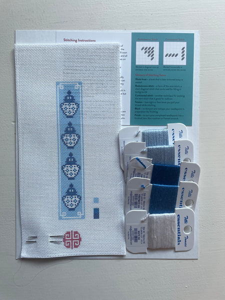New Arrival: The Ginger Jar Bookmark Needlepoint Kit