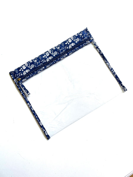 Peek A Boo Needlepoint Project Bag: Blue Capel