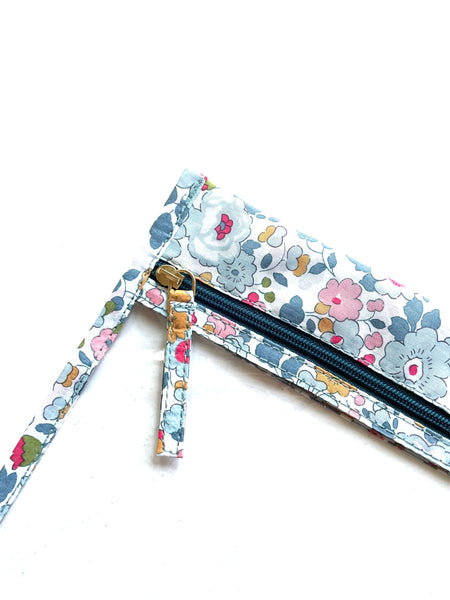 Peek A Boo Needlepoint Project Bag: Betsy Anne Blue