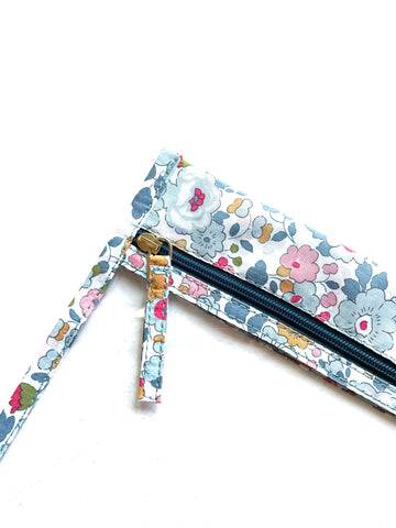 Peek A Boo Needlepoint Project Bag: Betsy Anne Blue