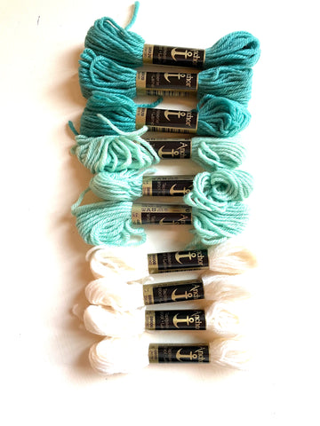Clear Out: Anchor Tapestry Wool in Ocean