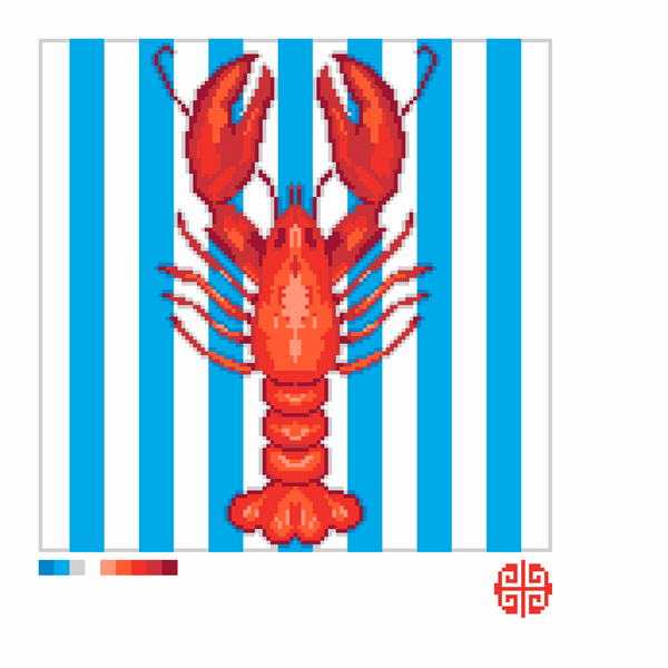 New Arrival: The Mindfulness Collection - The Lobster Needlepoint Canvas