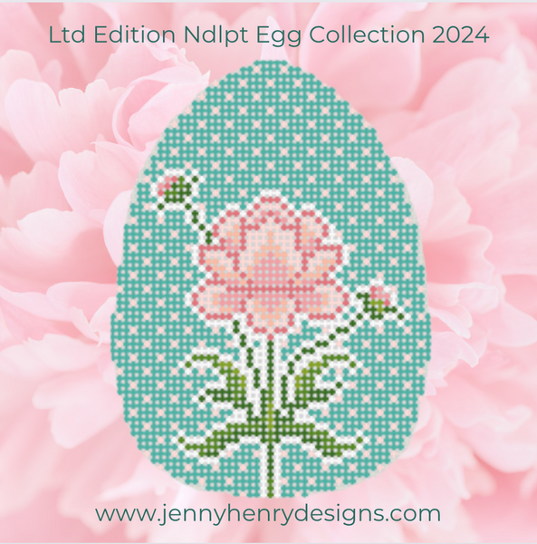 The 2024 Ltd Edition Ndlpt Egg Canvas Collection - Peony Egg