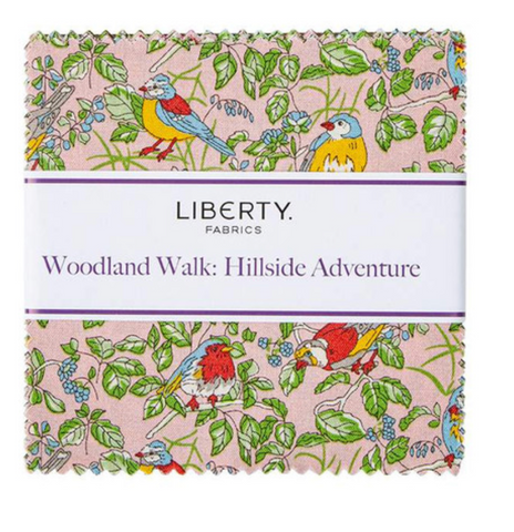 Liberty Fabrics Woodland Walk Hillside Adventure 5" Stacker