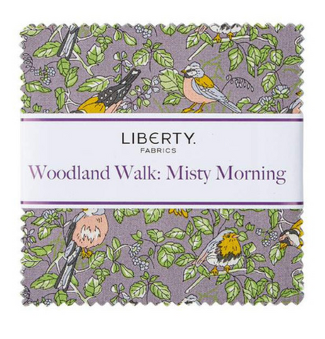 Liberty Fabrics Woodland Walk Misty Morning 5" Stacker