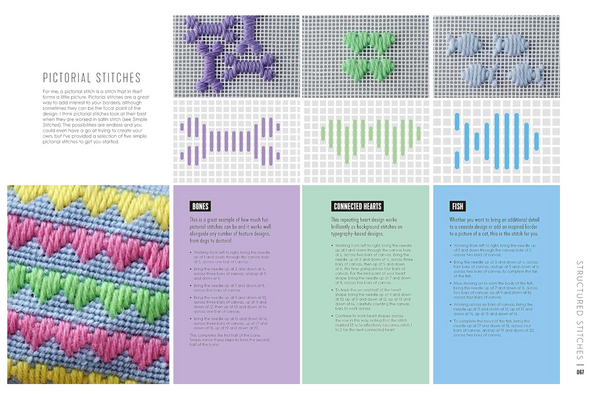 Needlepoint: A Modern Stitch Directory by Emma Homent