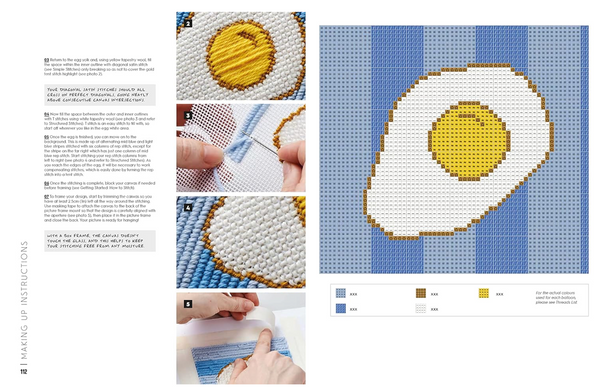 Needlepoint: A Modern Stitch Directory by Emma Homent