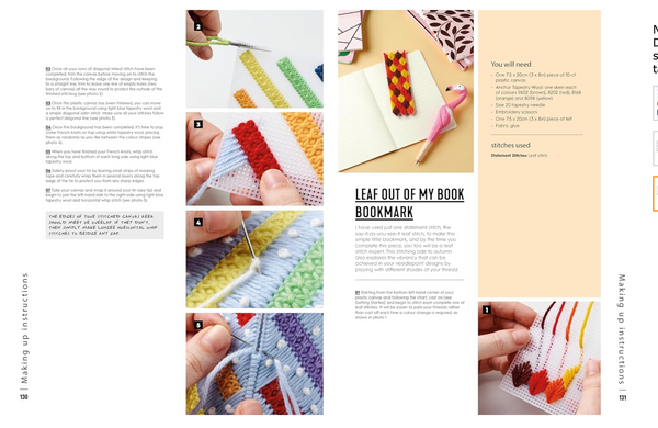 Needlepoint: A Modern Stitch Directory by Emma Homent