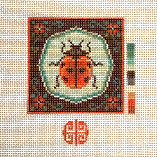 The Mindfulness Collection: Ladybird Needlepoint  Canvas