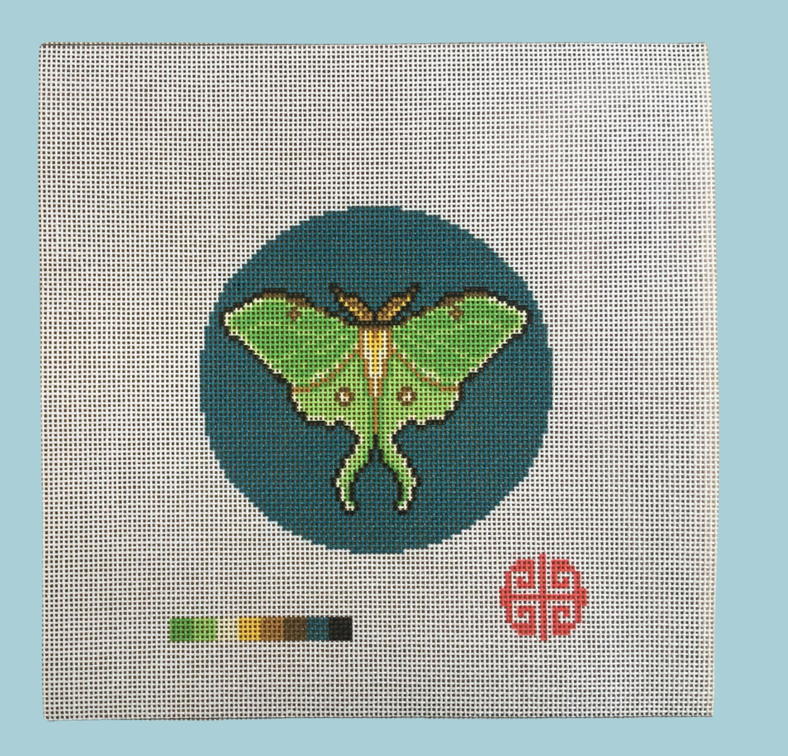 Mini Mindful Luna Moth 4" Round 18 mesh