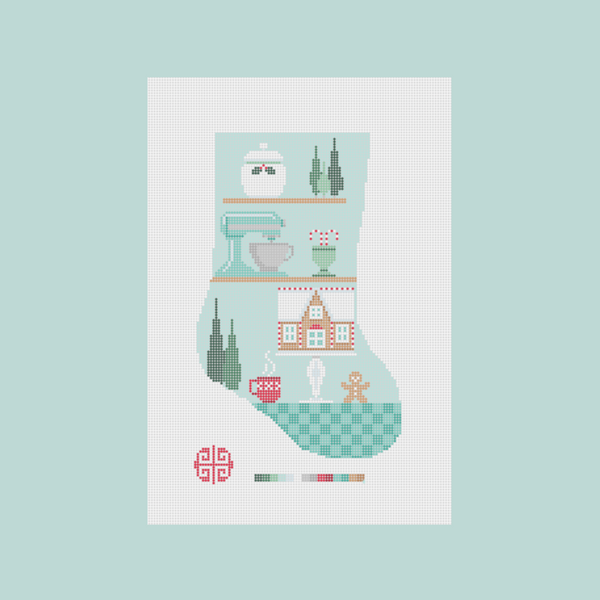 New Arrival : Holiday Baker Mini Stocking 18 mesh