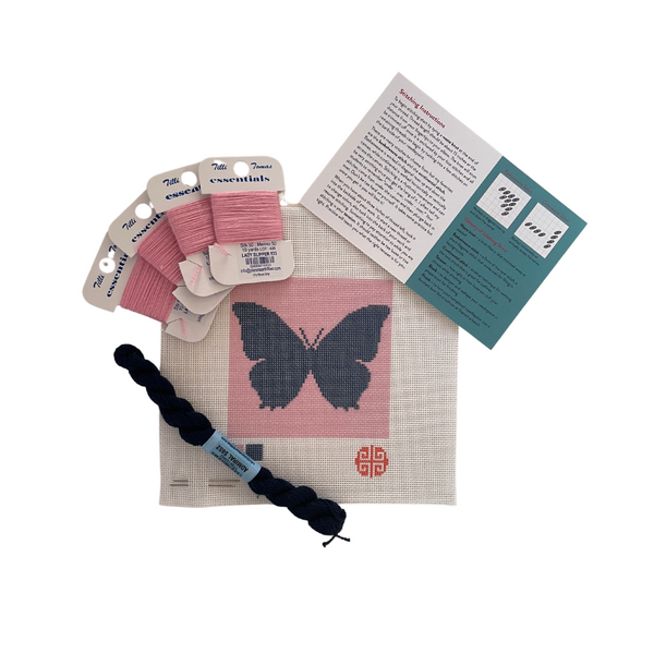 SALE! Mini Butterfly Needlepoint Kit