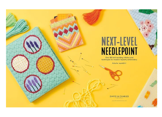 Next-Level Needlepoint: Over 100 skill-building stitches and techniques for modern tapestry embroidery by Emma Homent
