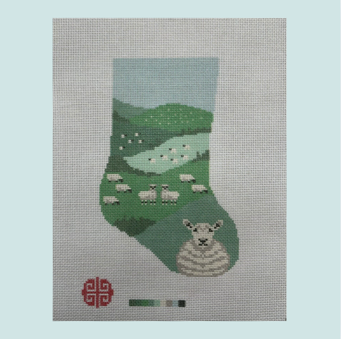 New Arrival : The English Countryside Sheep Mini Stocking 18 mesh