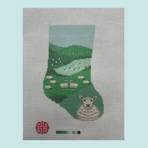 New Arrival : The English Countryside Sheep Mini Stocking 18 mesh