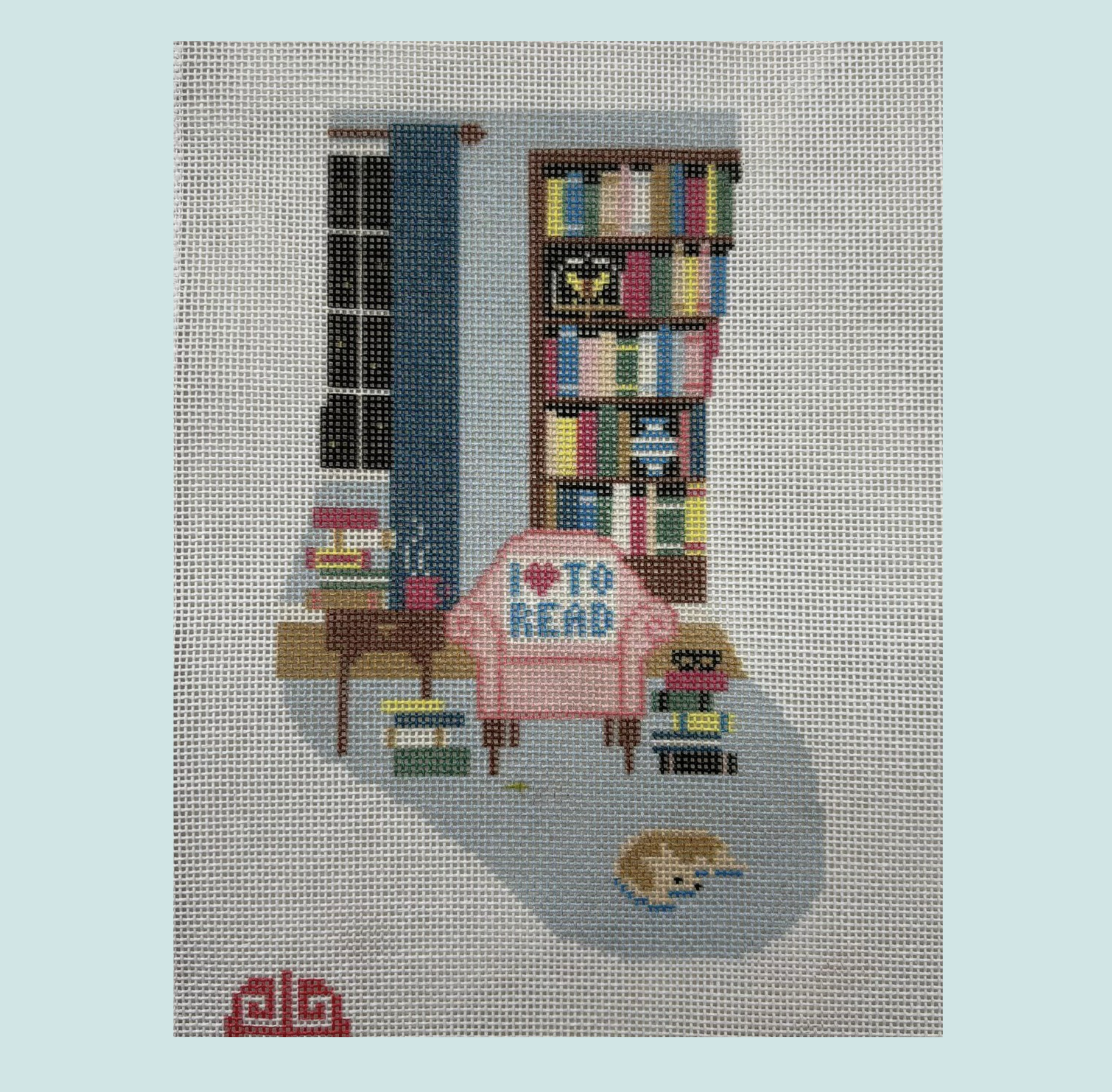 New Arrival : The Book Lover Mini Stocking 18 mesh