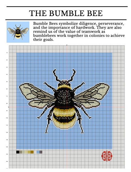 New Arrival: The Mindfulness Collection Bumble Bee Needlepoint Canvas