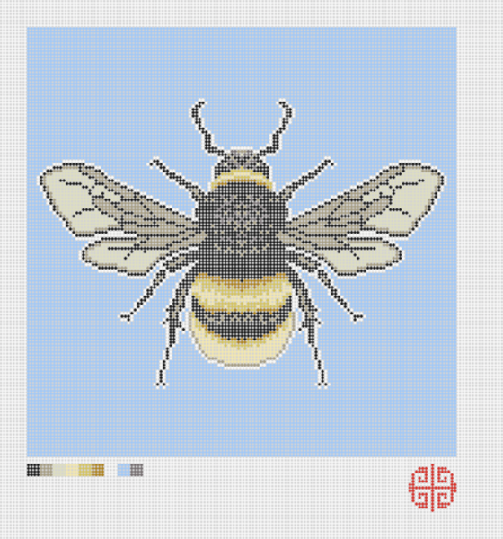 New Arrival: The Mindfulness Collection Bumble Bee Needlepoint Canvas