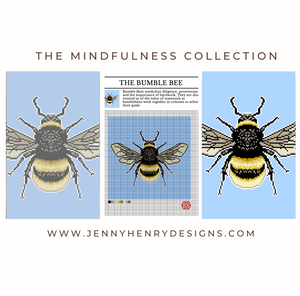 New Arrival: The Mindfulness Collection Bumble Bee Needlepoint Canvas
