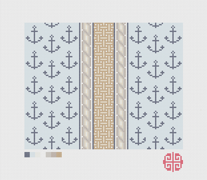Needlepoint Digital Chart Download: Sailor Clutch