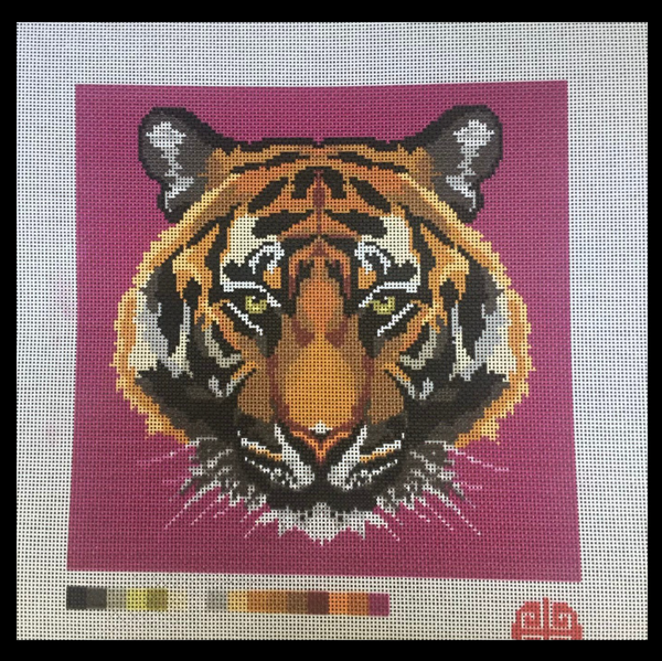 New Arrival: The Mindfulness Collection - The Tiger Needlepoint Canvas