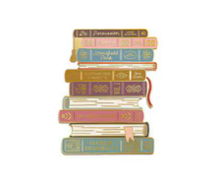 Jane Austen Stacked Books Needle Minder