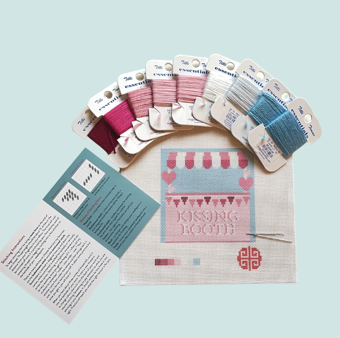 The Kissing Booth Needlepoint Kit