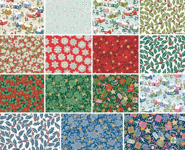 Liberty Fabrics: Festive Greetings 5" Stacker