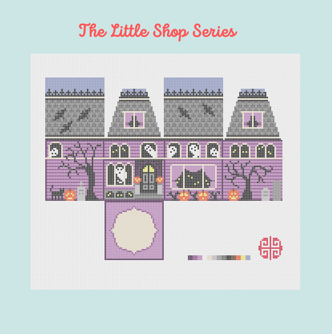 New Arrival: The Little Shop Series: The Spooky House 3D Ornament Canvas