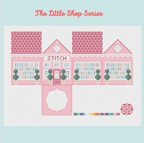 New Arrival: The Little Shop Series: The Stitch Shop 3D Ornament Canvas
