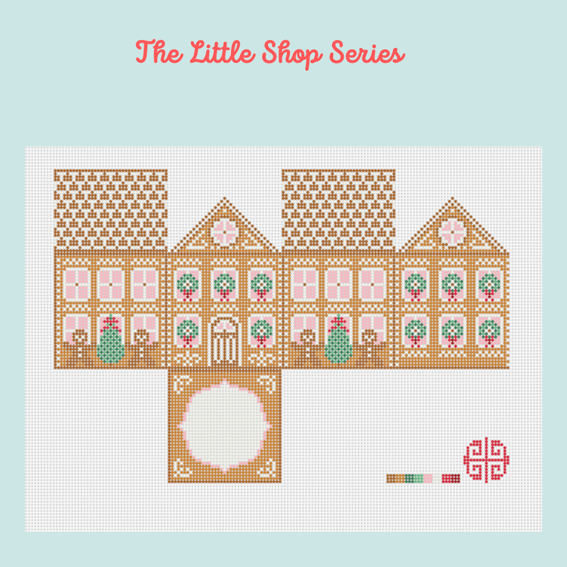 New Arrival: The Little Shop Series: The Gingerbread Shop 3D Ornament Canvas