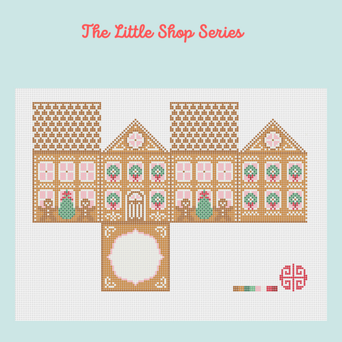 New Arrival: The Little Shop Series: The Gingerbread Shop 3D Ornament Canvas