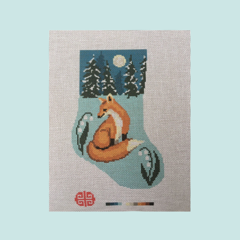 Holiday 2025: Woodland Fox Mini Stocking 18 mesh