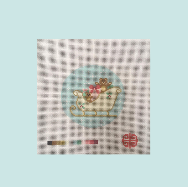 Teddy Bear Sled 4" Round 18 mesh