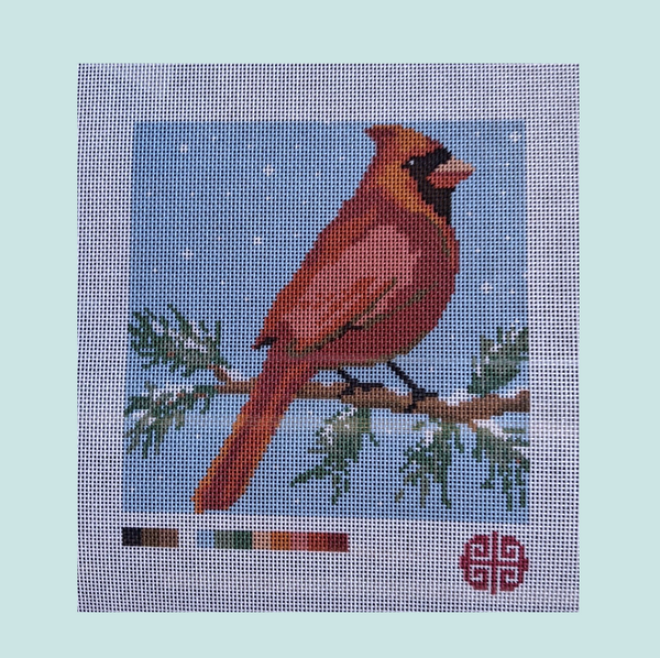 The Cardinal 12 Mesh Needlepoint Canvas