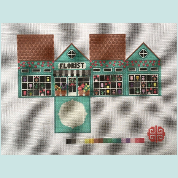 The Little Shop Series: Florist 3D Mini Ornament Canvas 18 mesh