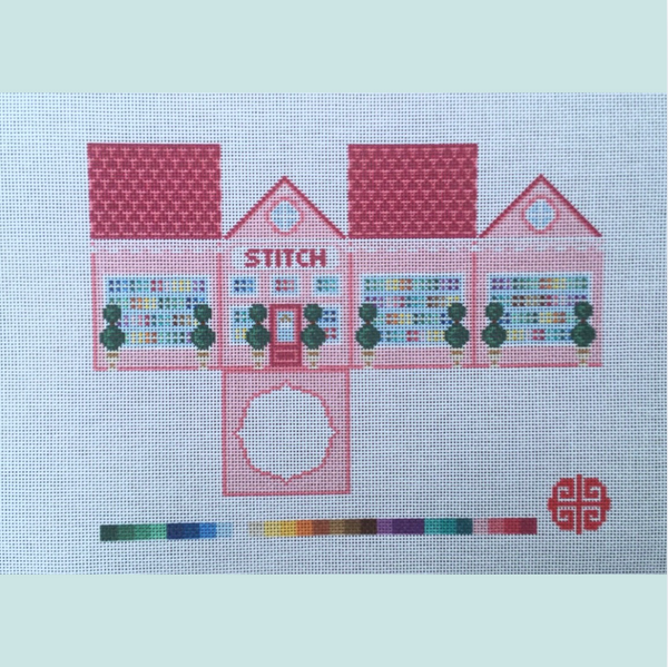 The Little Shop Series: Stitch 3D Mini Ornament Canvas 18 mesh