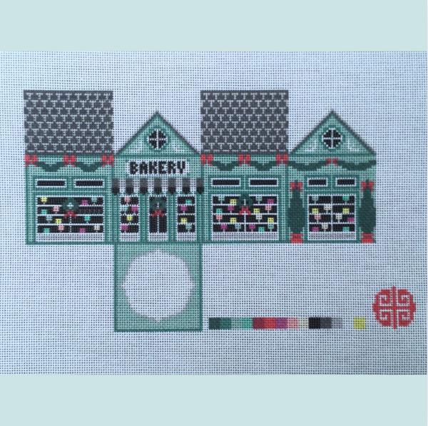 New Arrival: The Little Shop Series: Holiday Bakery 3D Mini Ornament Canvas 18 mesh