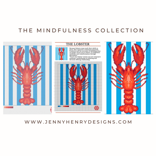 New Arrival: The Mindfulness Collection - The Lobster Needlepoint Canvas